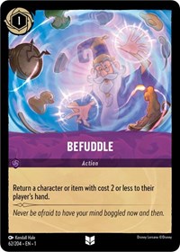 Befuddle - The First Chapter - Lorcana card
