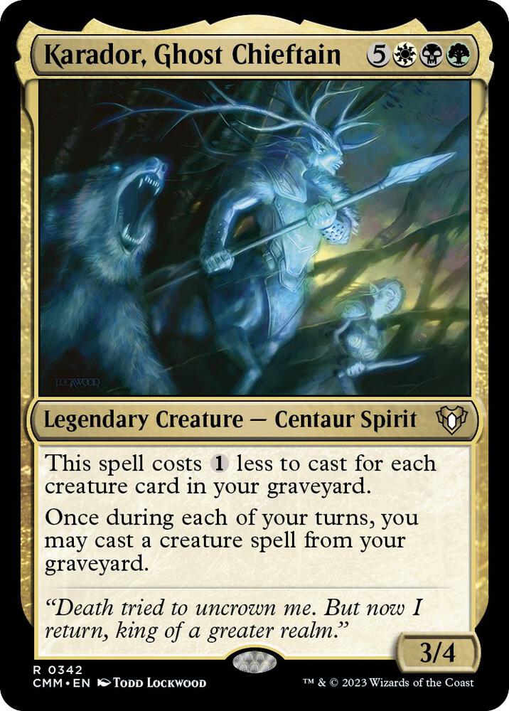 Karador, Ghost Chieftain 342 card
