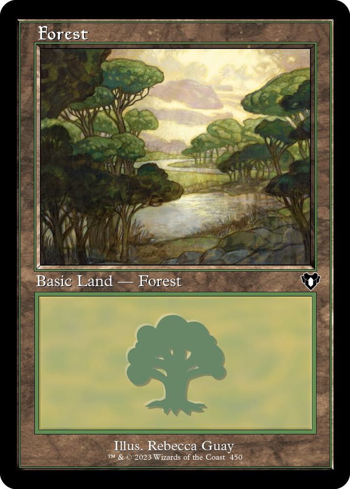 Forest (450) (Retro Frame) 450 card