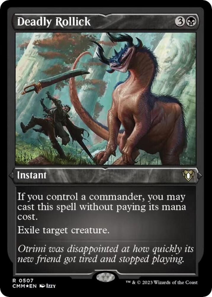 Deadly Rollick (Foil Etched) - Commander Masters - Magic: The