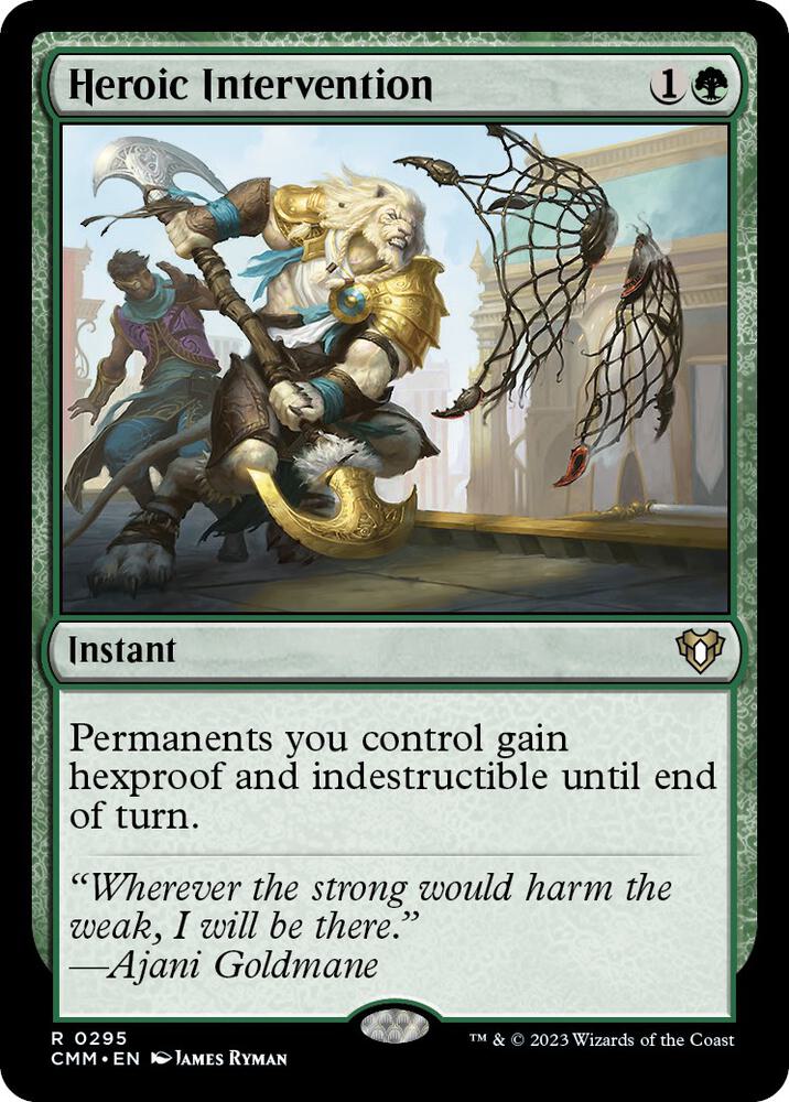 Heroic Intervention 295 card