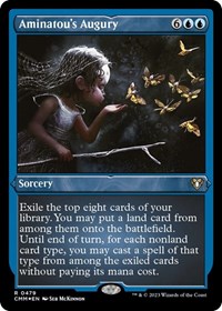 Aminatou's Augury (Foil Etched)