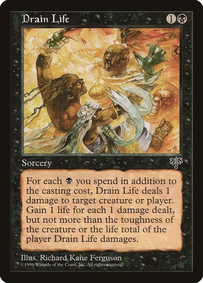 Drain Life - Mirage - Magic: The Gathering - TCGplayer.com