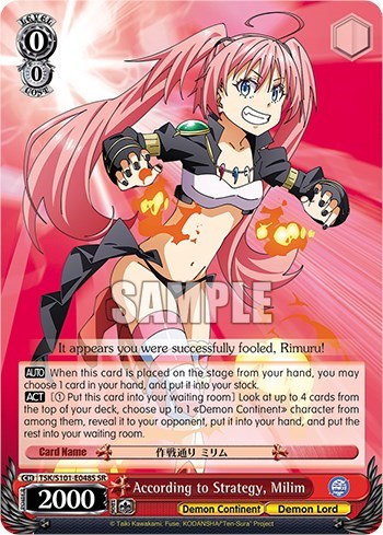 According to Strategy, Milim (SR) card