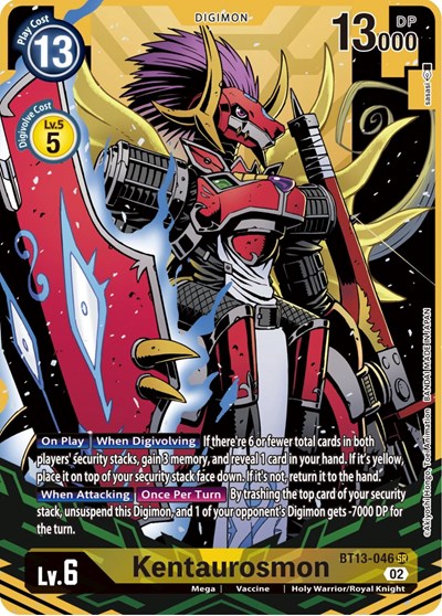 Kentaurosmon (Alternate Art) Versus Royal Knights card price