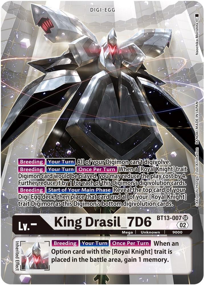 King Drasil_7D6 Alternate Art digimon card