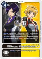 Miki Kurosaki & Megumi Shirakawa - Versus Royal Knights - Digimon