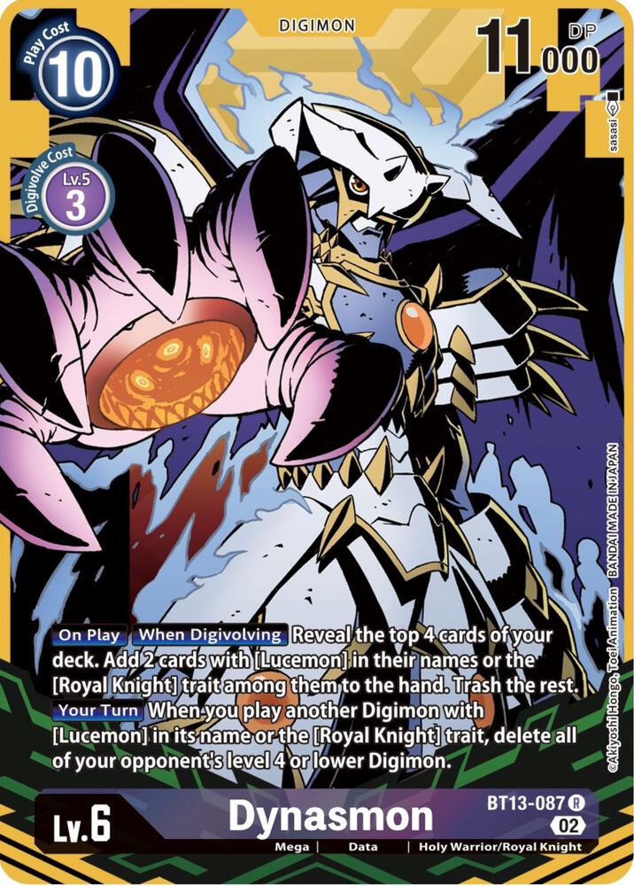 Dynasmon Alternate Art digimon card