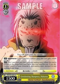 Unrelenting Sharpness, Hakurou