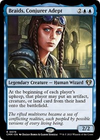 Braids, Conjurer Adept - Commander Masters - Magic: The Gathering card