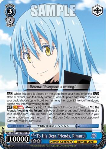 To His Dear Friends, Rimuru (SR) - That Time I Got Reincarnated as