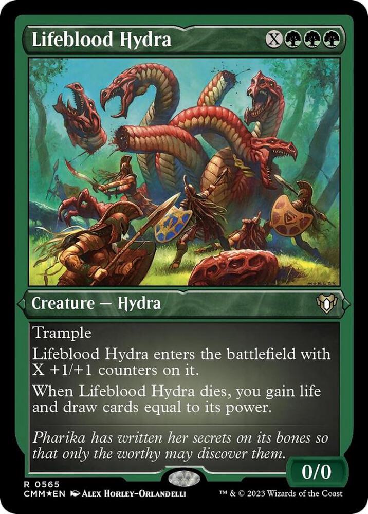 Lifeblood Hydra (Foil Etched) - Commander Masters - Magic: The Gathering -  TCGplayer.com
