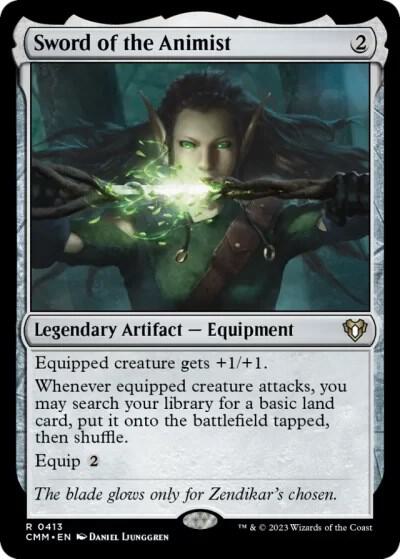 Sword of the Animist - Commander Masters - magic