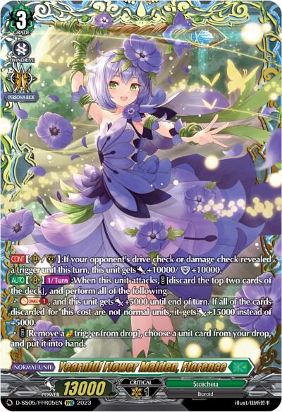 Yearnful Flower Maiden Florence FFR Price & Card Details — D-SS05