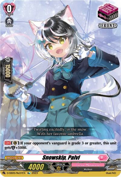 Snowskip, Palvi