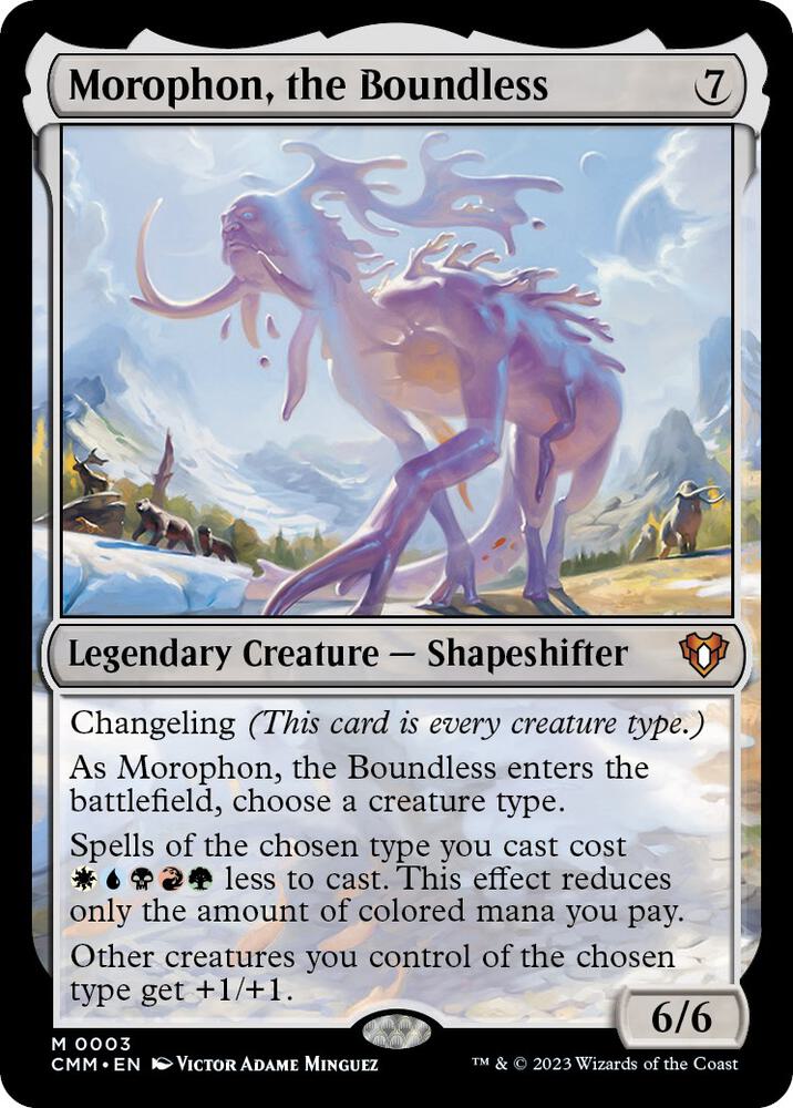 Morophon, the Boundless - Commander Masters - Magic: The Gathering