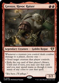 Grenzo, Havoc Raiser (Commander Masters)