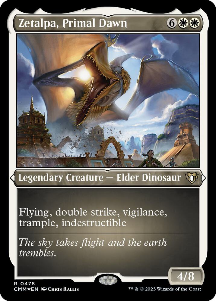 Zetalpa, Primal Dawn (Foil Etched) - Commander Masters - Magic