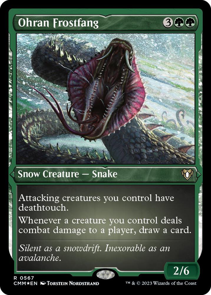Ohran Frostfang (Foil Etched) - Commander Masters - Magic: The