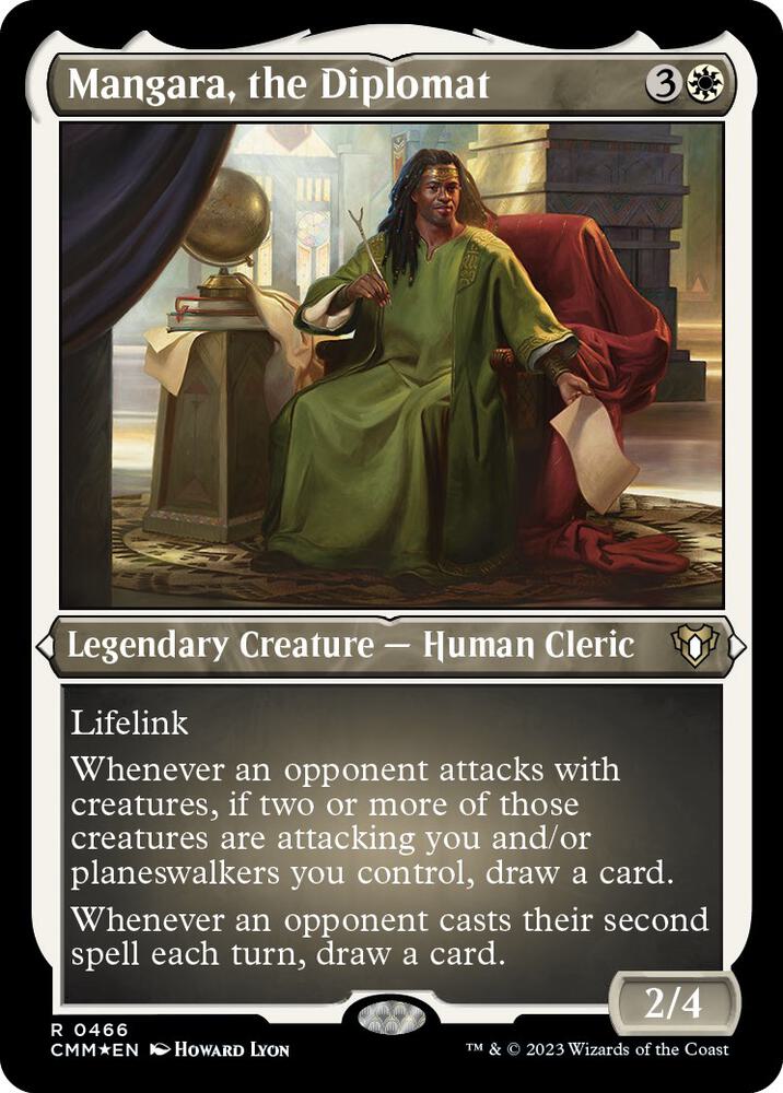 Mangara, the Diplomat (Foil Etched) - Commander Masters - Magic