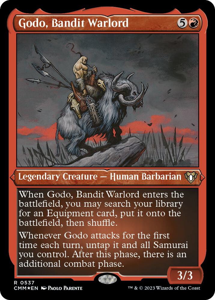 Godo, Bandit Warlord (Foil Etched) 537 card