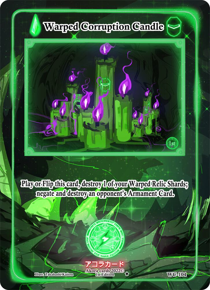 Warped Corruption Candle