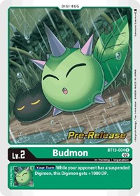 Budmon (Versus Royal Knights Pre-Release Cards)