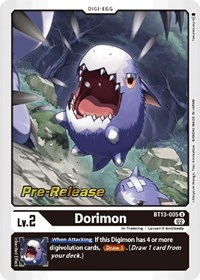 Dorimon (Versus Royal Knights Pre-Release Cards)
