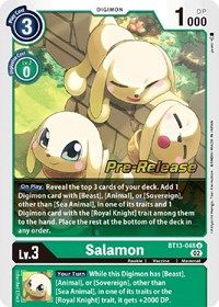 Salamon (Versus Royal Knights Pre-Release Cards)