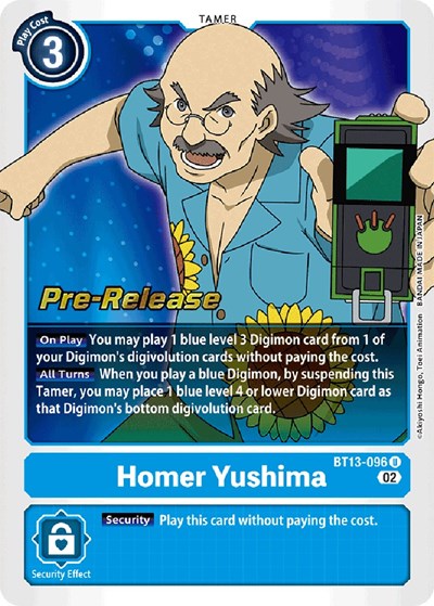 Homer Yushima Versus Royal Knights Pre-Release Cards card price
