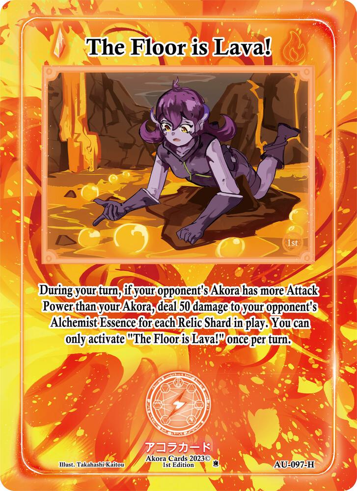 The Floor is Lava! (Holo)