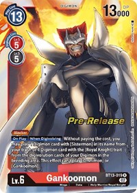 Gankoomon (Versus Royal Knights Pre-Release Cards)