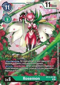 Rosemon (Versus Royal Knights Pre-Release Cards)