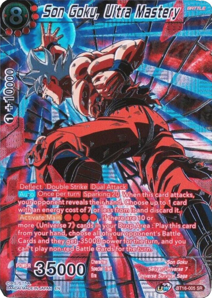 Son Goku, Ultra Mastery (Alternate Art) - Collector's Selection