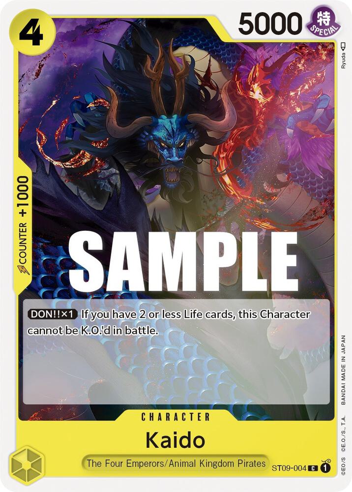 Kaido onepiece card
