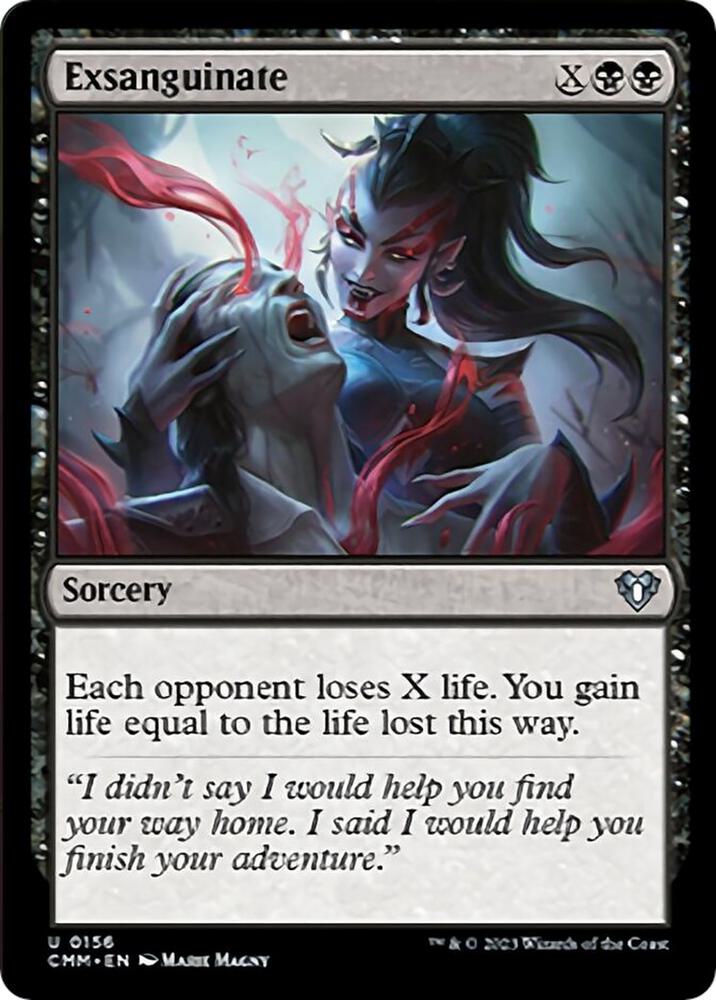 Exsanguinate - Commander Masters - Magic: The Gathering - TCGplayer.com Exsanguinate - Commander Masters - Magic: The Gathering - TCGplayer.com