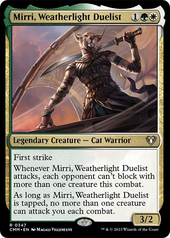 Mirri, Weatherlight Duelist - Commander Masters - Magic: The