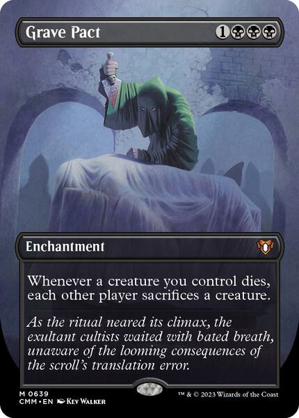 Grave Pact (Borderless) - Commander Masters - Magic: The