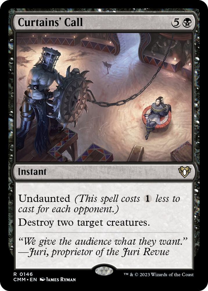 Curtains' Call 146 card