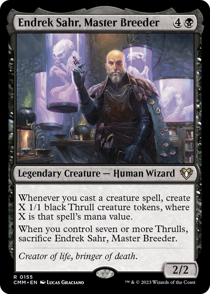 Endrek Sahr, Master Breeder 155 card