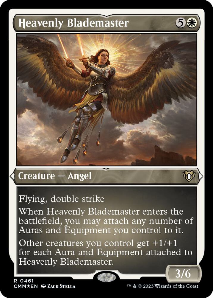 Heavenly Blademaster (Foil Etched) 461 card