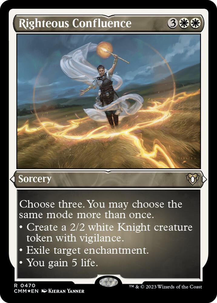 Righteous Confluence (Foil Etched) 470 card