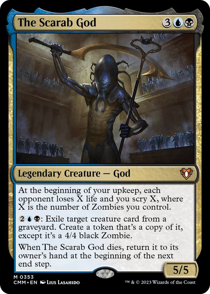 The Scarab God - Commander Masters - Magic: The Gathering