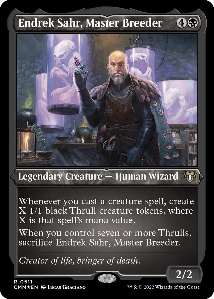 Endrek Sahr, Master Breeder (Foil Etched) 511 card