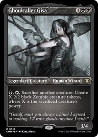Ghoulcaller Gisa (Foil Etched) (Foil)