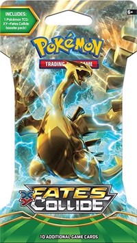 XY - Fates Collide Sleeved Booster Pack [Lugia BREAK] from XY - Fates Collide Pokemon card image