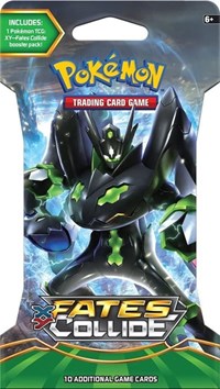 XY - Fates Collide Sleeved Booster Pack [Zygarde] from XY - Fates Collide Pokemon card image