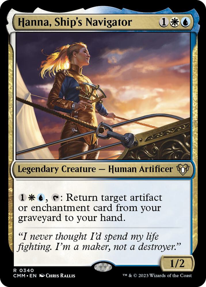 Hanna, Ship's Navigator 340 card
