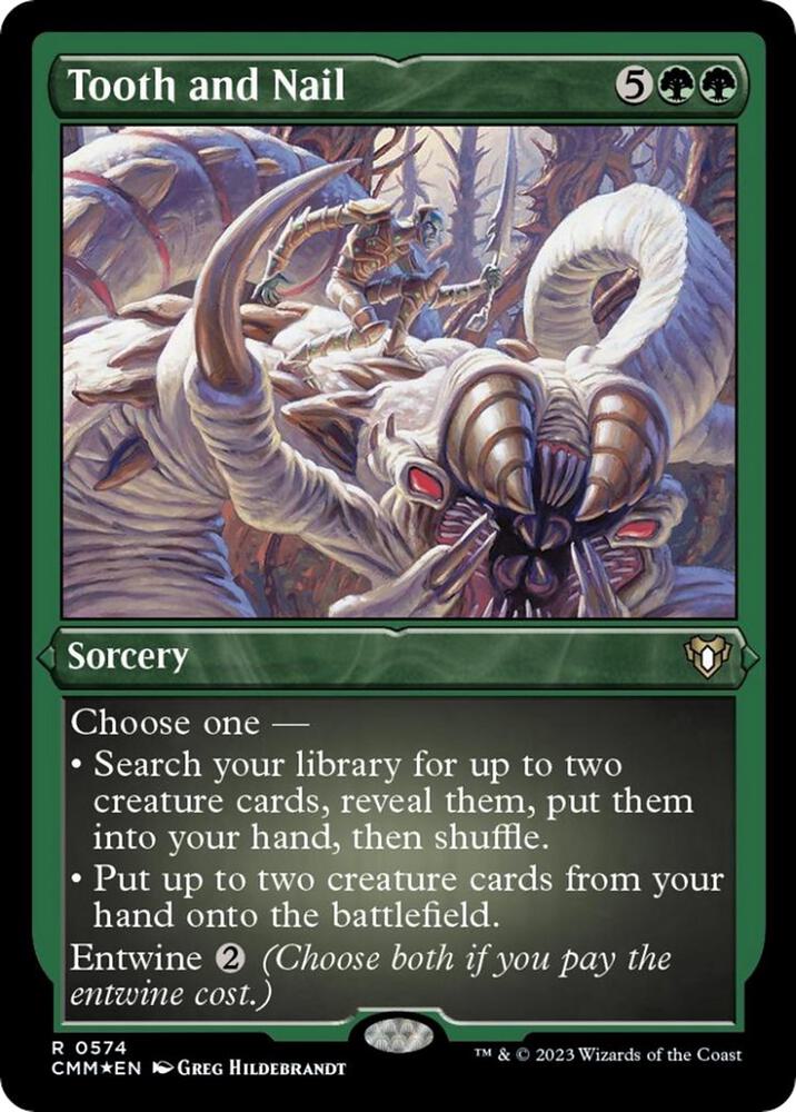 Tooth and Nail (Foil Etched) - Commander Masters - Magic: The