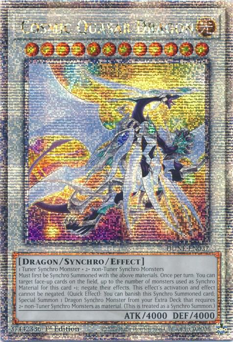 Cosmic Quasar Dragon (Quarter Century Secret Rare) - Duelist Nexus